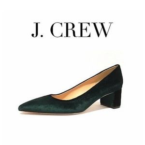 J CREW Avery Velvet Pumps